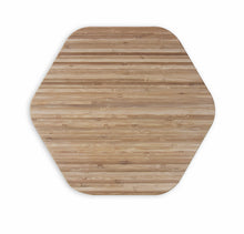 Load image into Gallery viewer, HEXAGON BAMBOO END TABLE TOP
